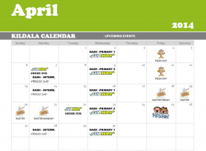 April PAC Calendar