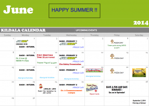 JUNE CALENDAR